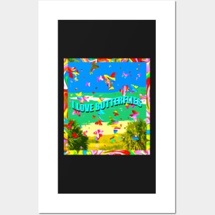 I love butterflies Posters and Art